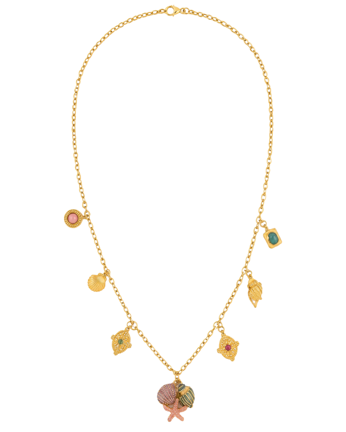 Coraline Charm Necklace